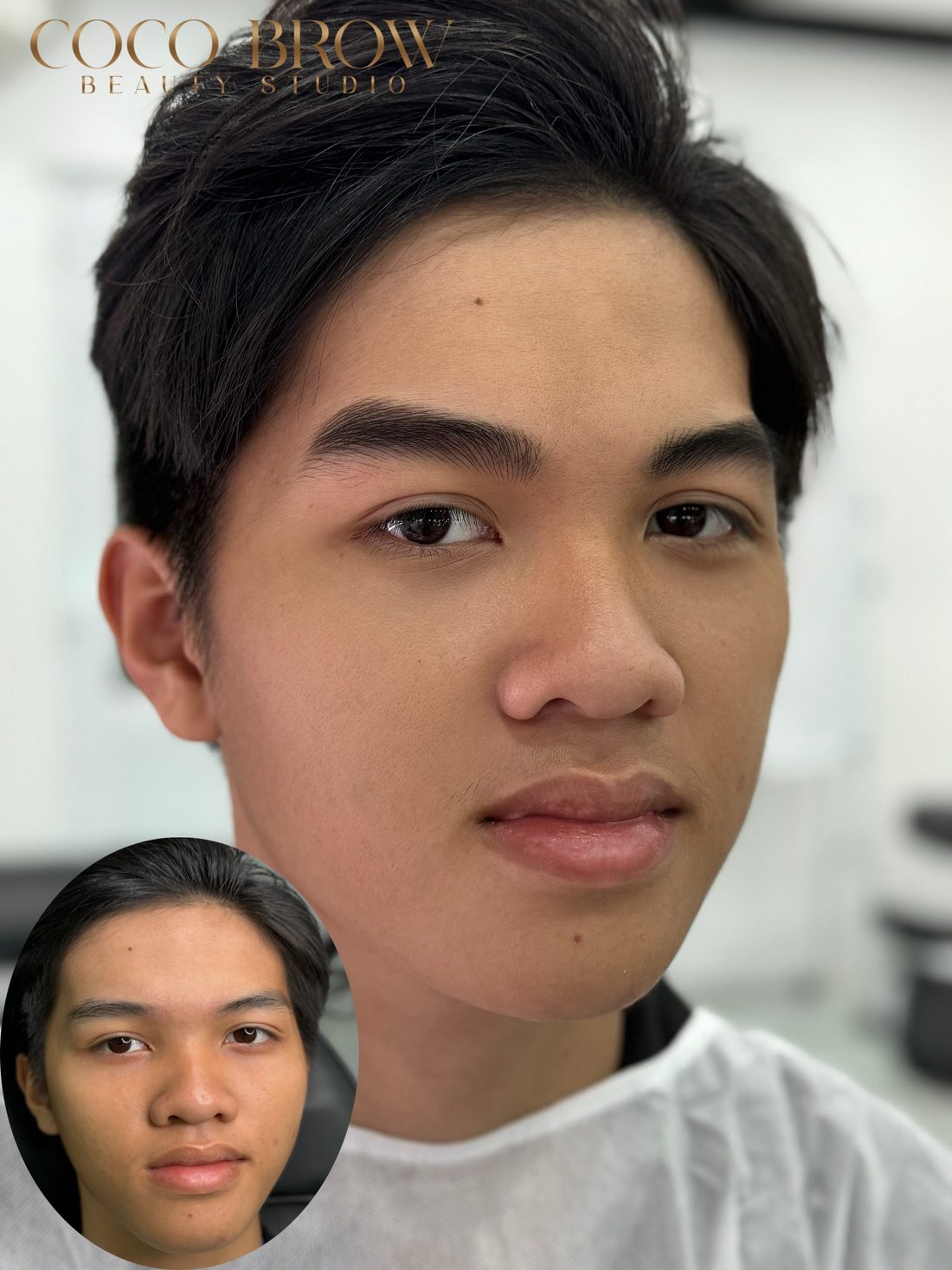 Eyebrow embroidery result by COCO BROW Singapore — photo 1