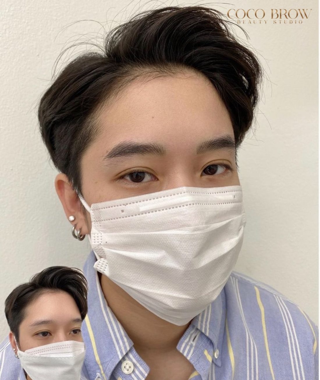Eyebrow embroidery result by COCO BROW Singapore — photo 3