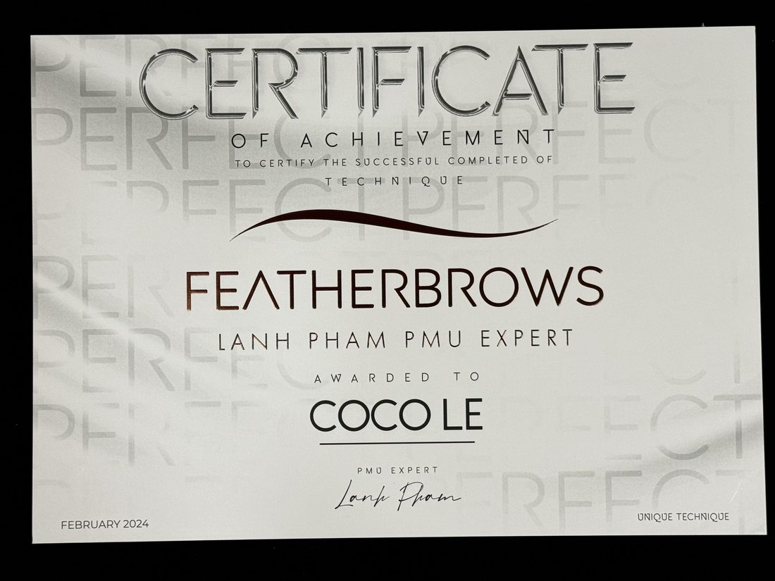 Eyebrow embroidery result by COCO BROW Singapore — photo 10