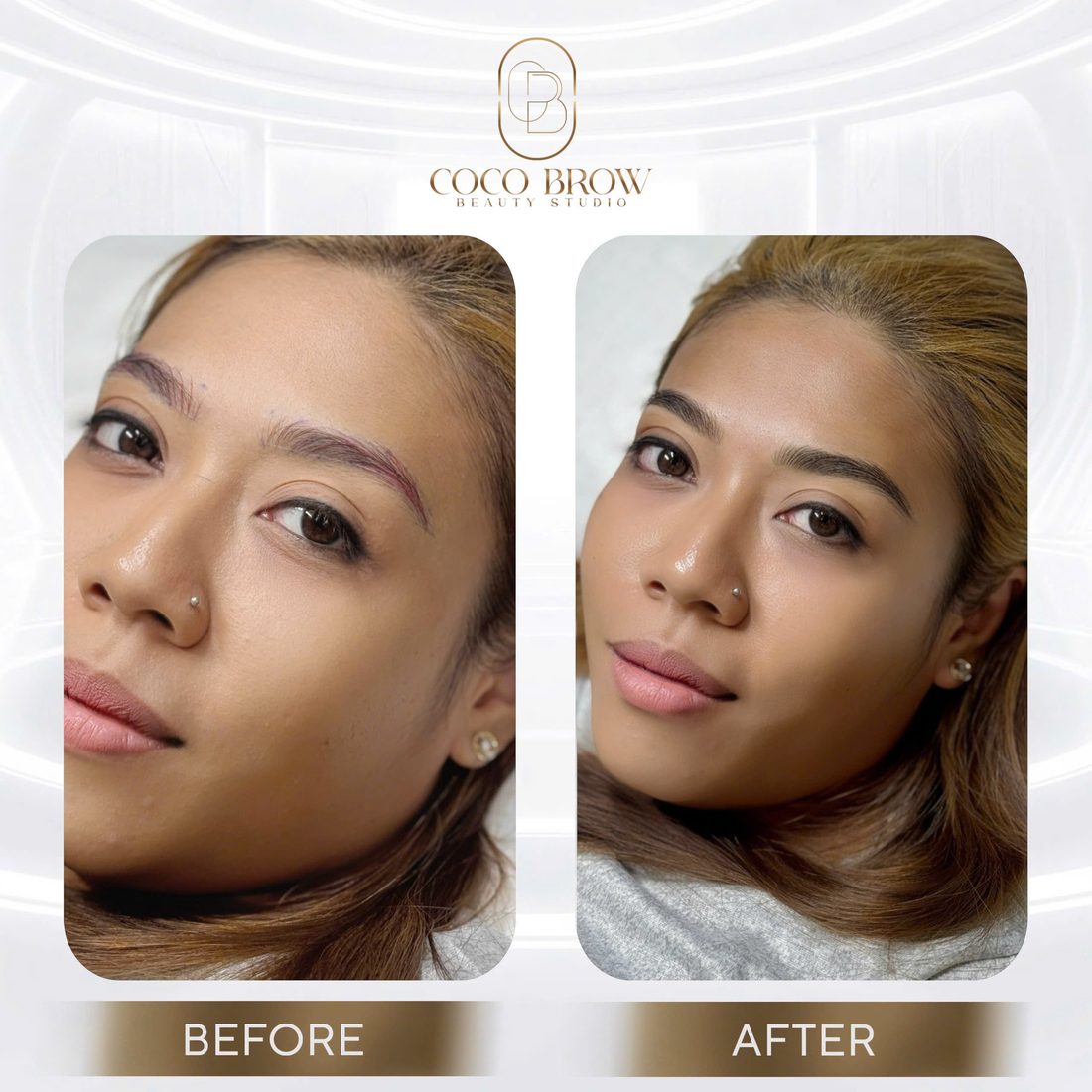 Eyebrow embroidery result by COCO BROW Singapore — photo 35
