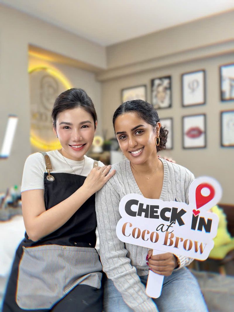 Google review for COCO BROW Singapore