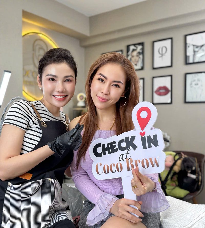 Google review for COCO BROW Singapore