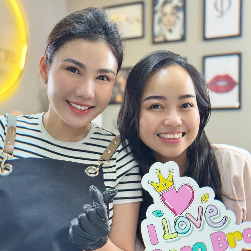 Google review for COCO BROW Singapore
