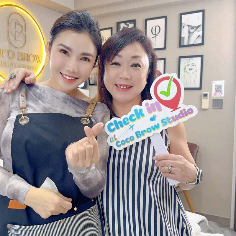 Google review for COCO BROW Singapore