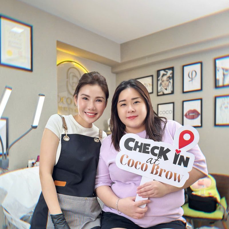 Google review for COCO BROW Singapore