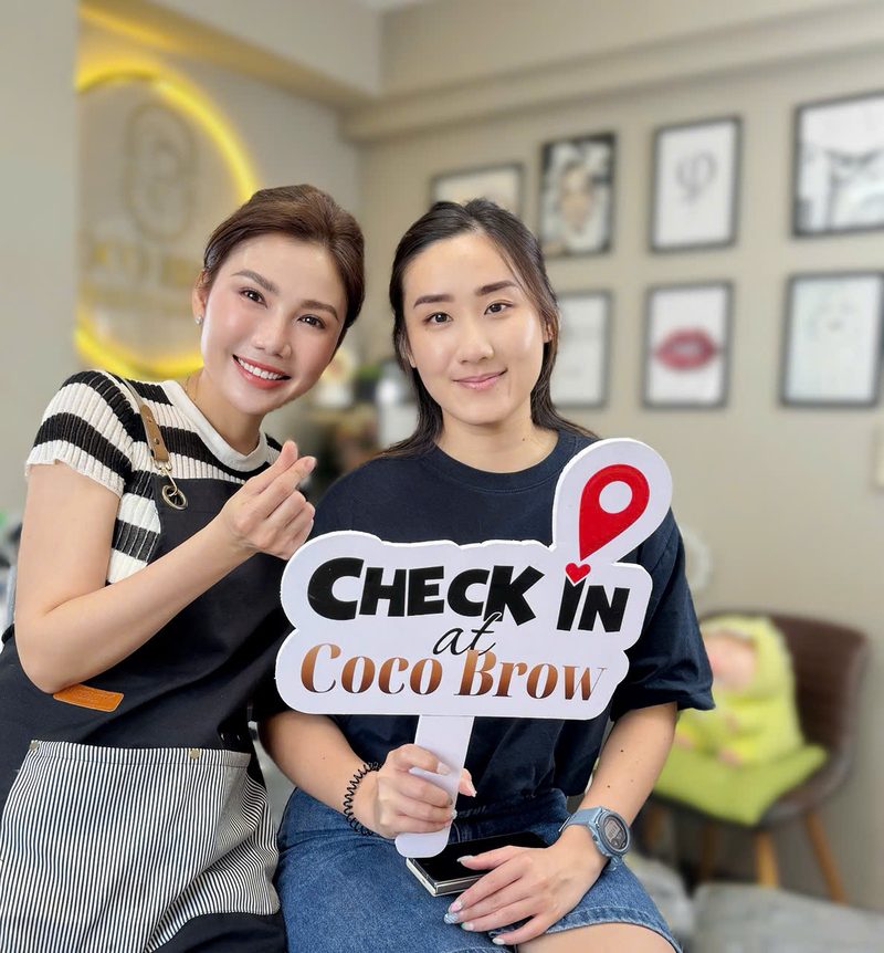 Google review for COCO BROW Singapore